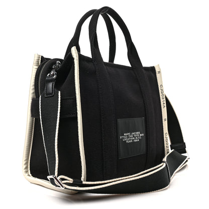 Marc Jacobs Jacquard Medium The Traveler Tote Bag Black 3 of 9