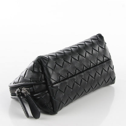 Bottega Veneta Nappa Intrecciato Small Cosmetic Case Nero Black 4 of 7