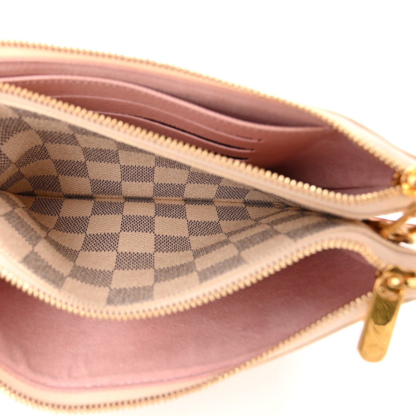 Damier Azur Double Zip Pochette