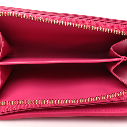 Louis Vuitton Calfskin Nanogram Embossed Lou Wallet Rose 6 of 8