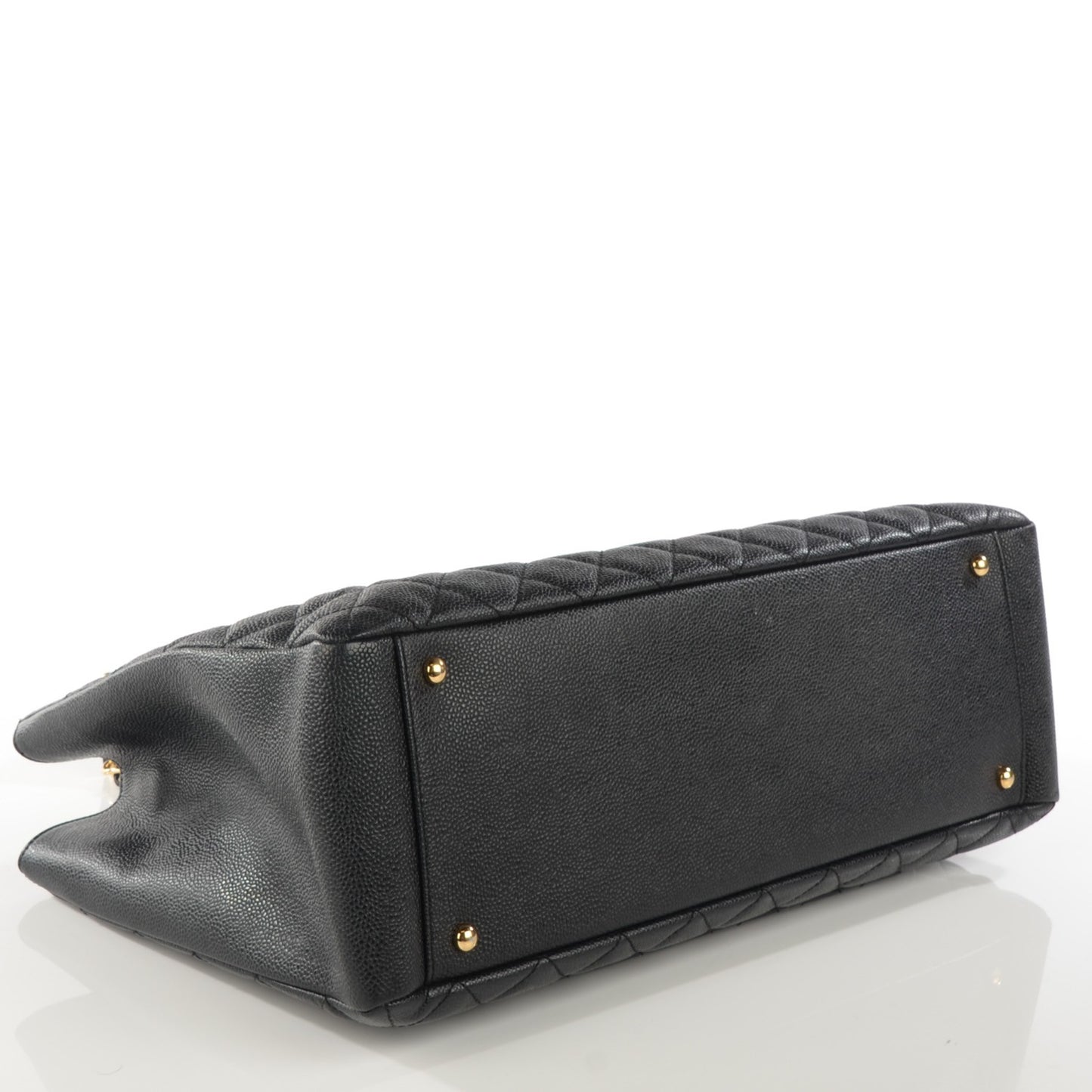 Caviar Quilted XL Grand Shopping Tote GST Black
