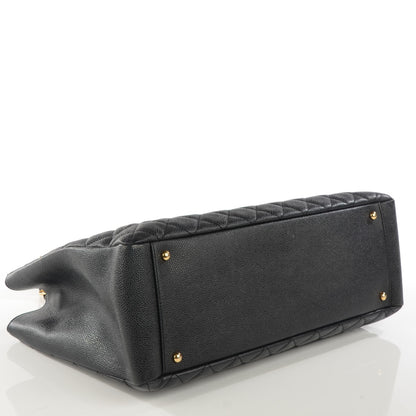 Chanel Caviar Quilted XL Grand Shopping Tote GST Black 4 of 7