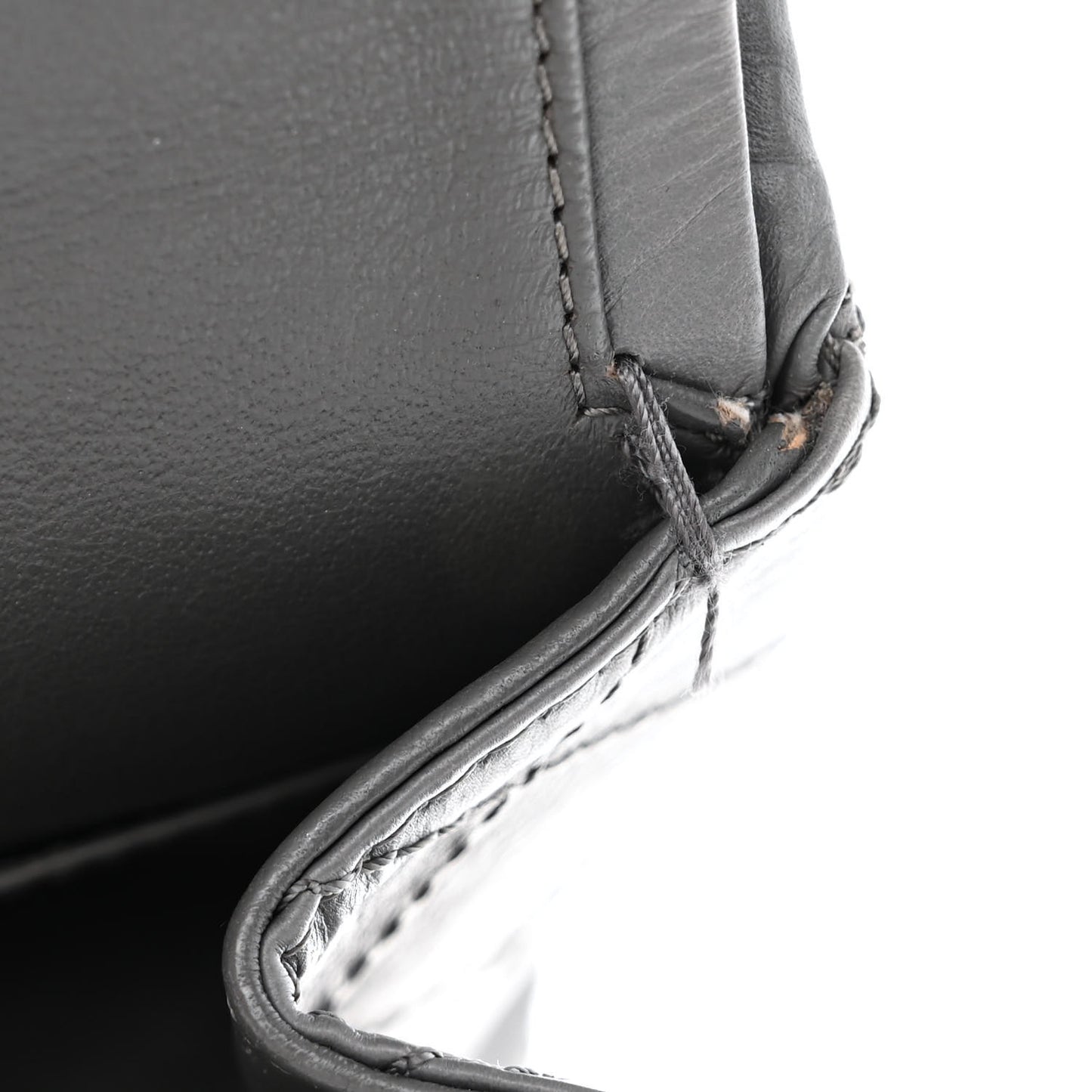 Aged Calfskin Quilted 2.55 Reissue 227 Flap Grey