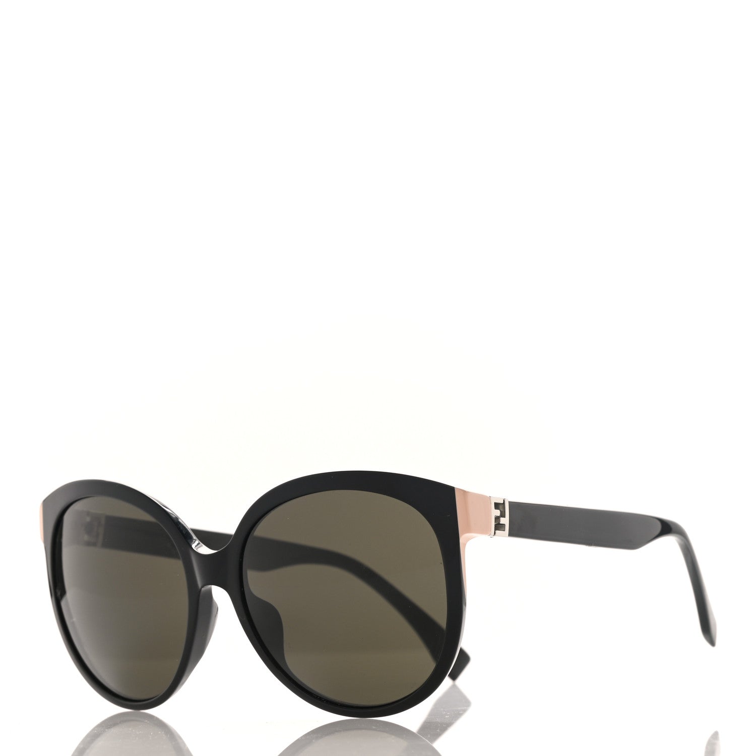 Fendi Acetate Cat Eye Sunglasses FF 0144/F/S Black 1 of 8