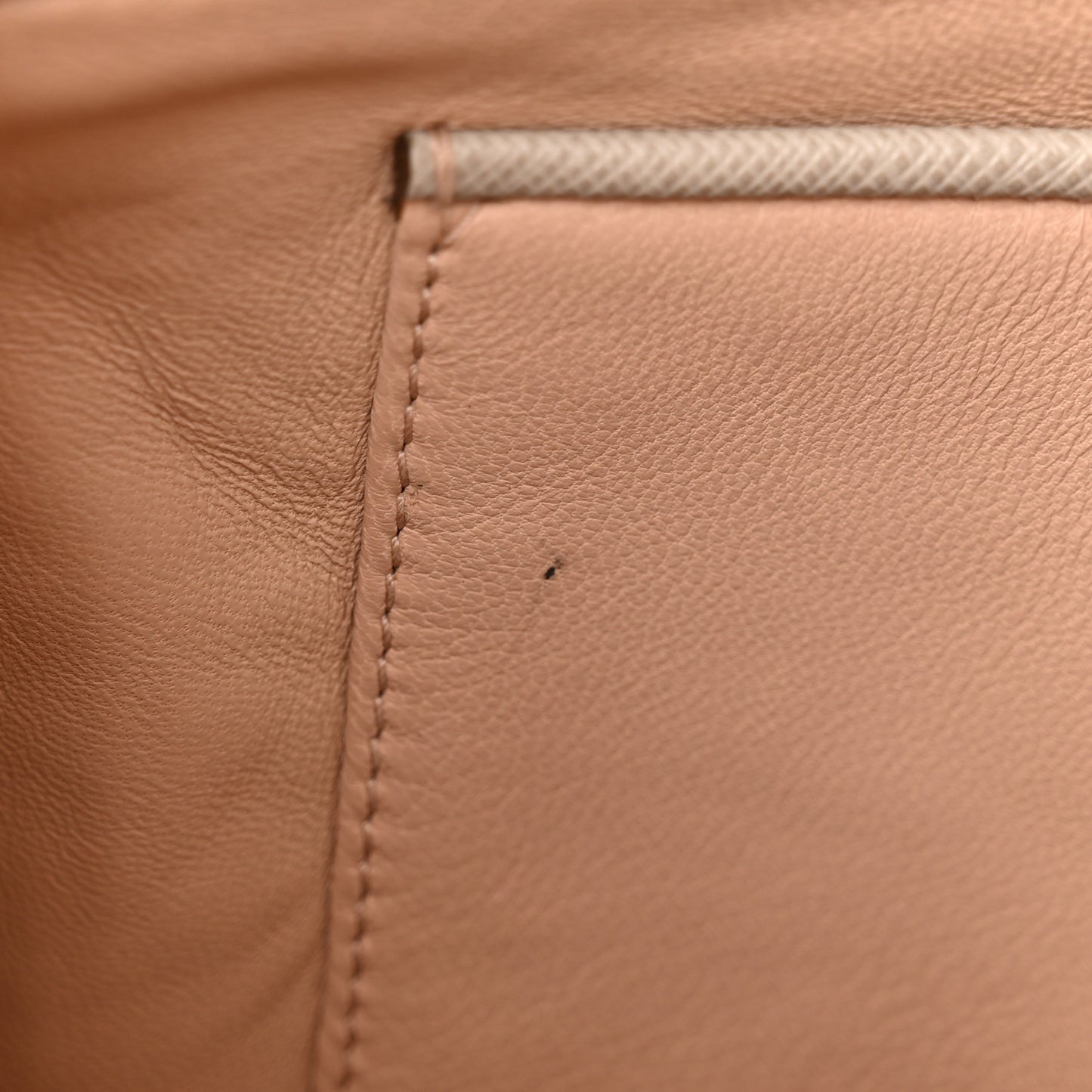 Saffiano Lux Bi-Color Promenade Dome Tote Pomice Argilla