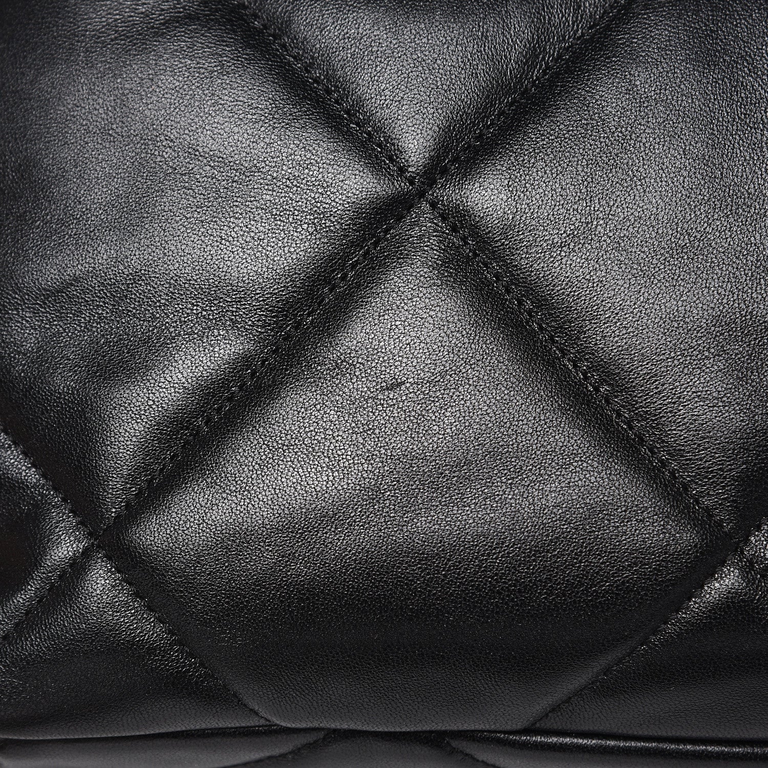 Chanel Lambskin Quilted Large 19 Flap Black 11 of 12