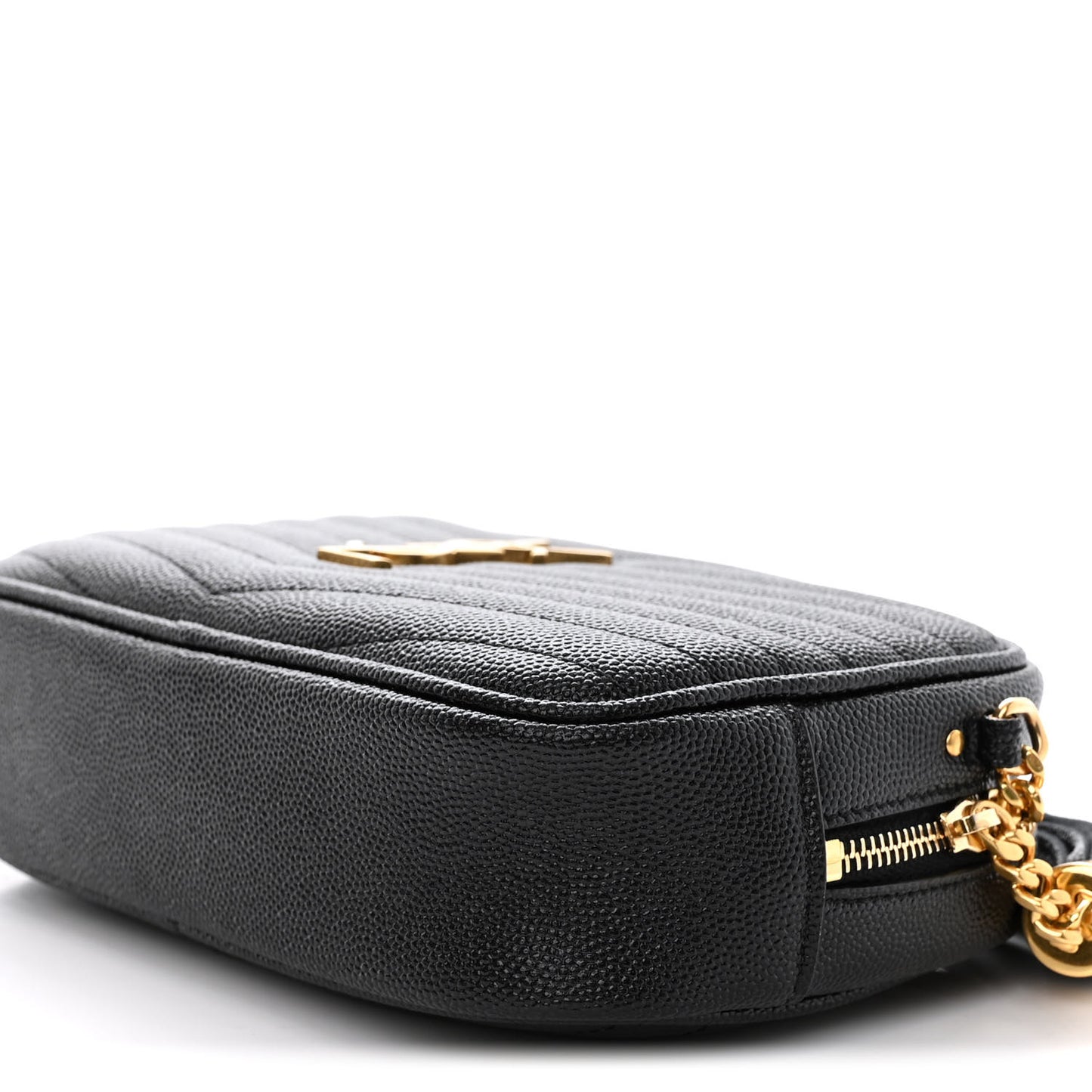 Grain De Poudre Matelasse Monogram Mini Lou Camera Bag Black