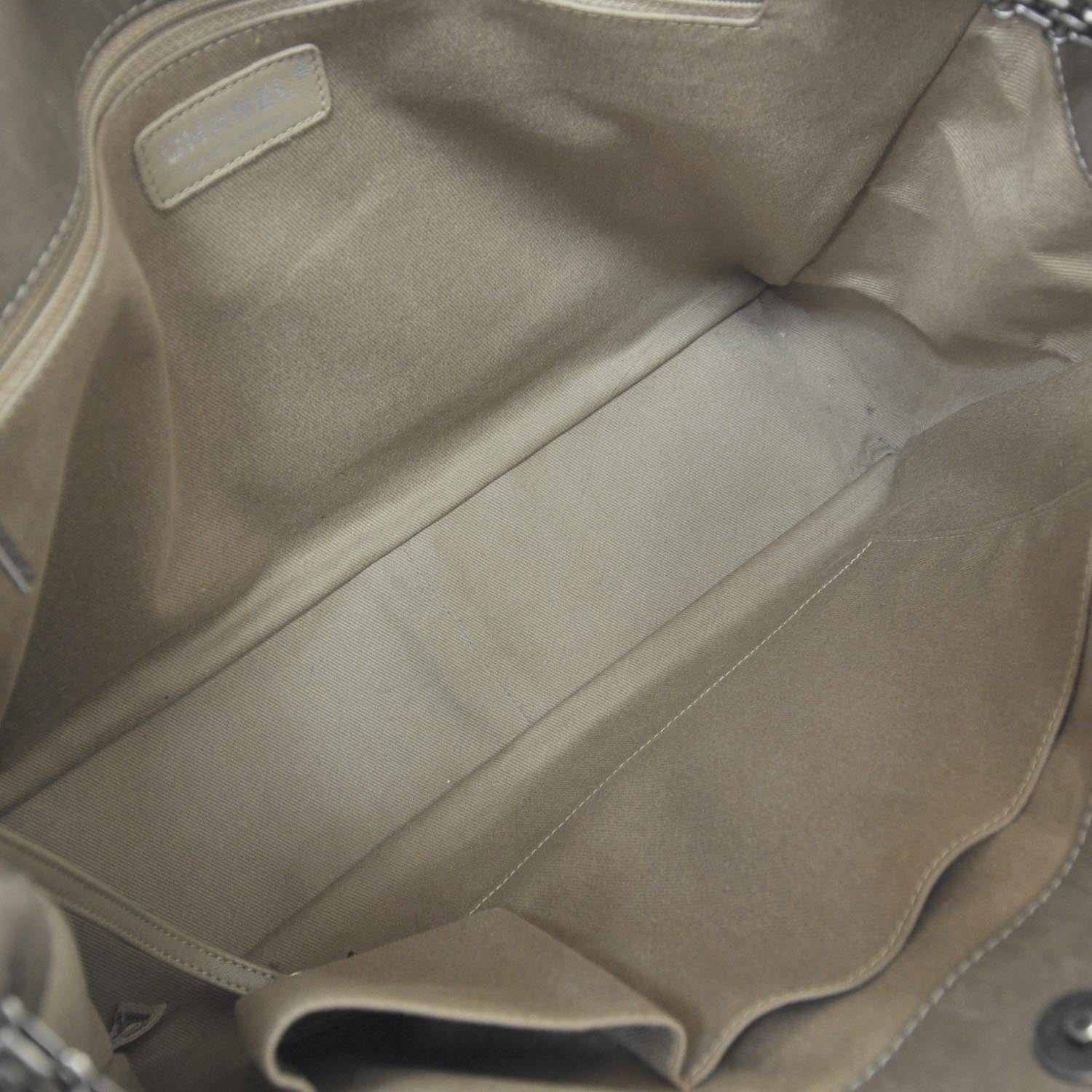 Chanel Patent Quilted Reissue 2.55 Tote Khaki 6 of 10