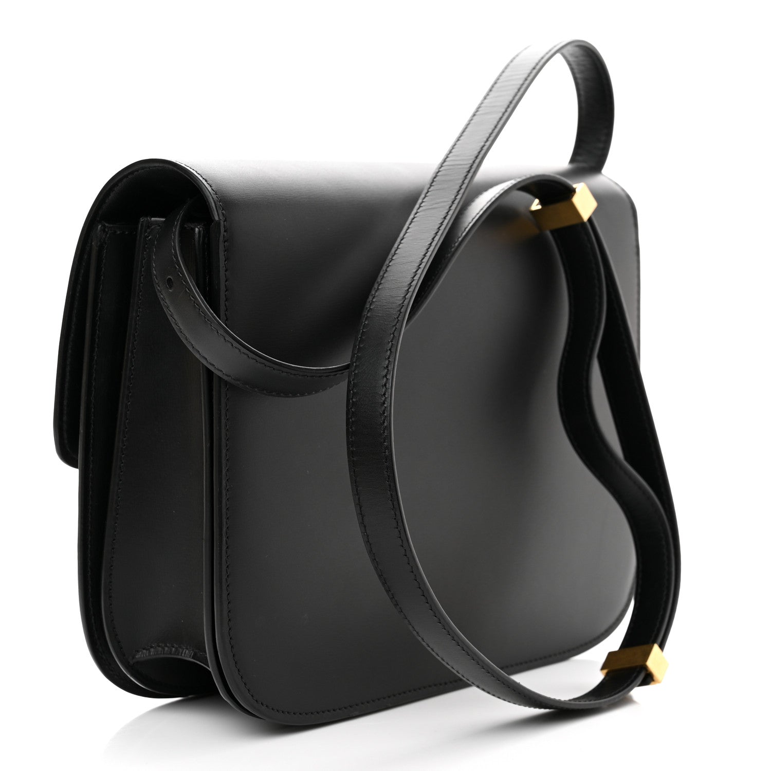 Celine Box Calfskin Medium Classic Box Flap Bag Black 2 of 8