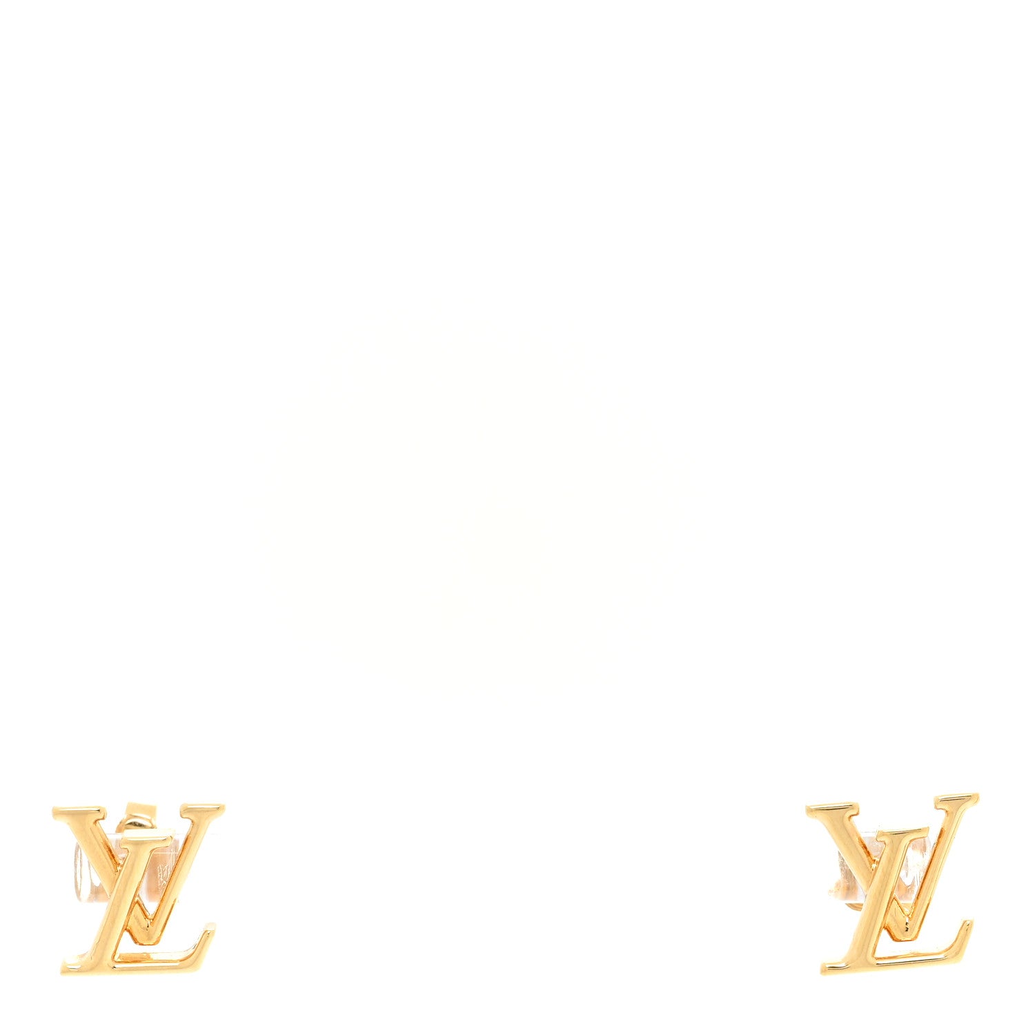 Louis Vuitton Metal LV Iconic Earrings Gold 1 of 7