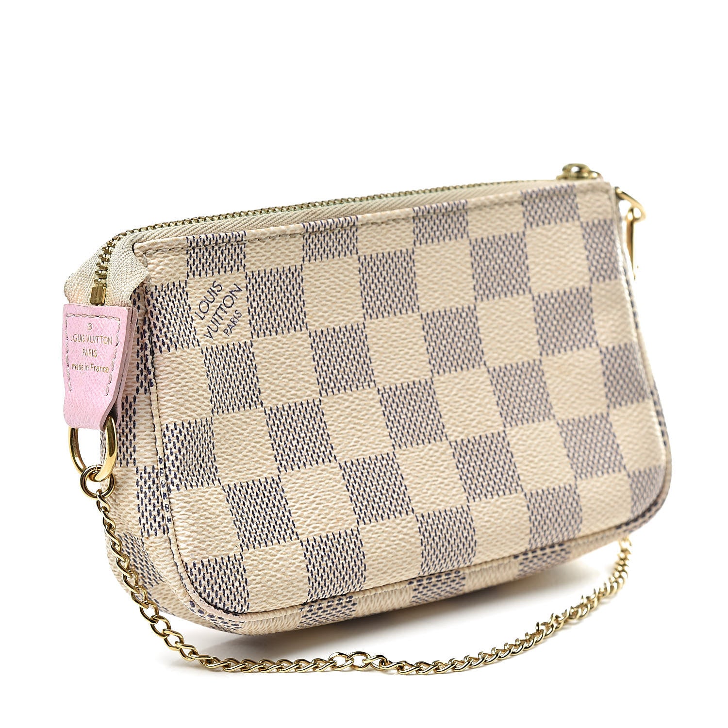 Louis Vuitton Damier Azur 2016 Christmas Animation Mini Pochette Accessories 3 of 11