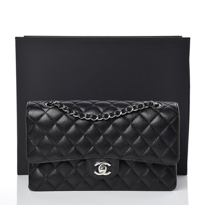 Chanel Caviar Quilted Medium Double Flap Black 10 of 10