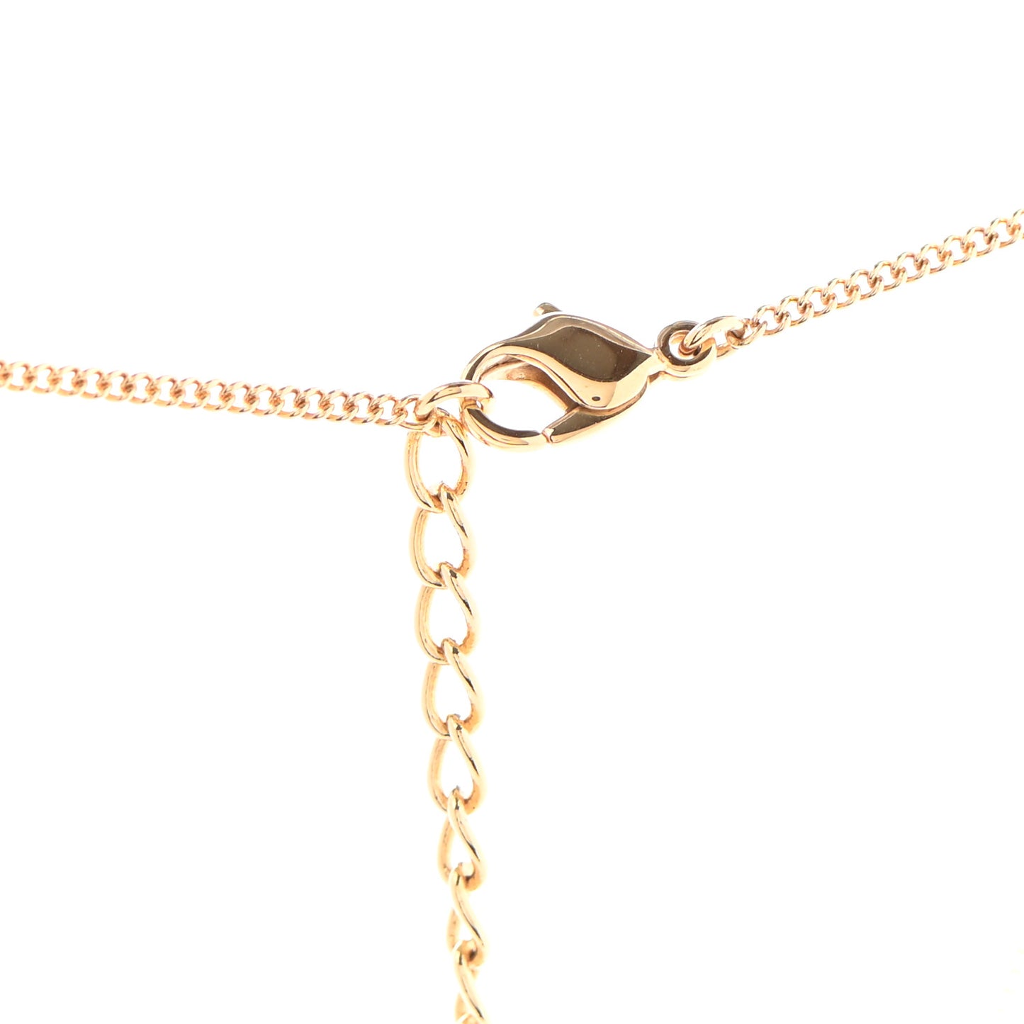 Crystal Heart Pendant Necklace Gold