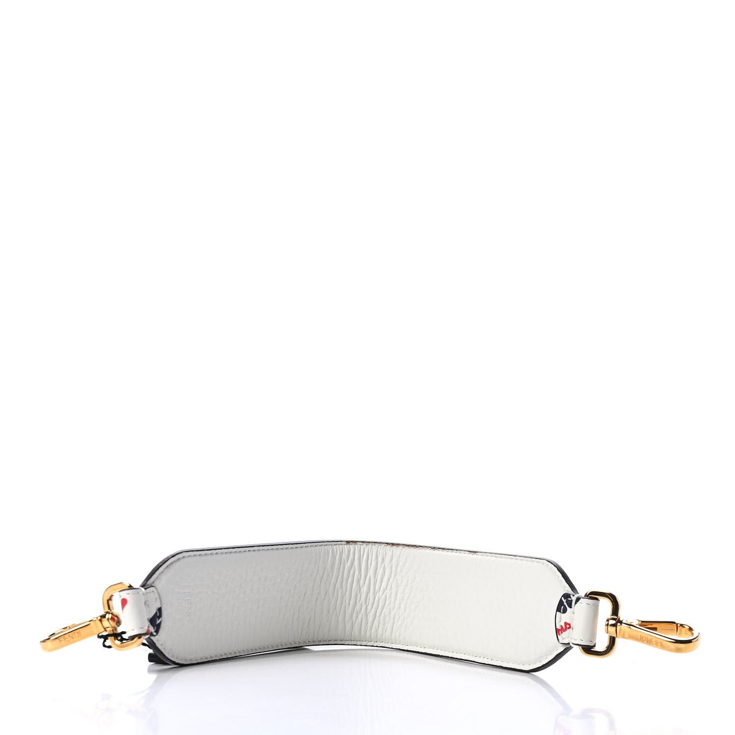X FILA Calfskin Mania Mini Strap You White