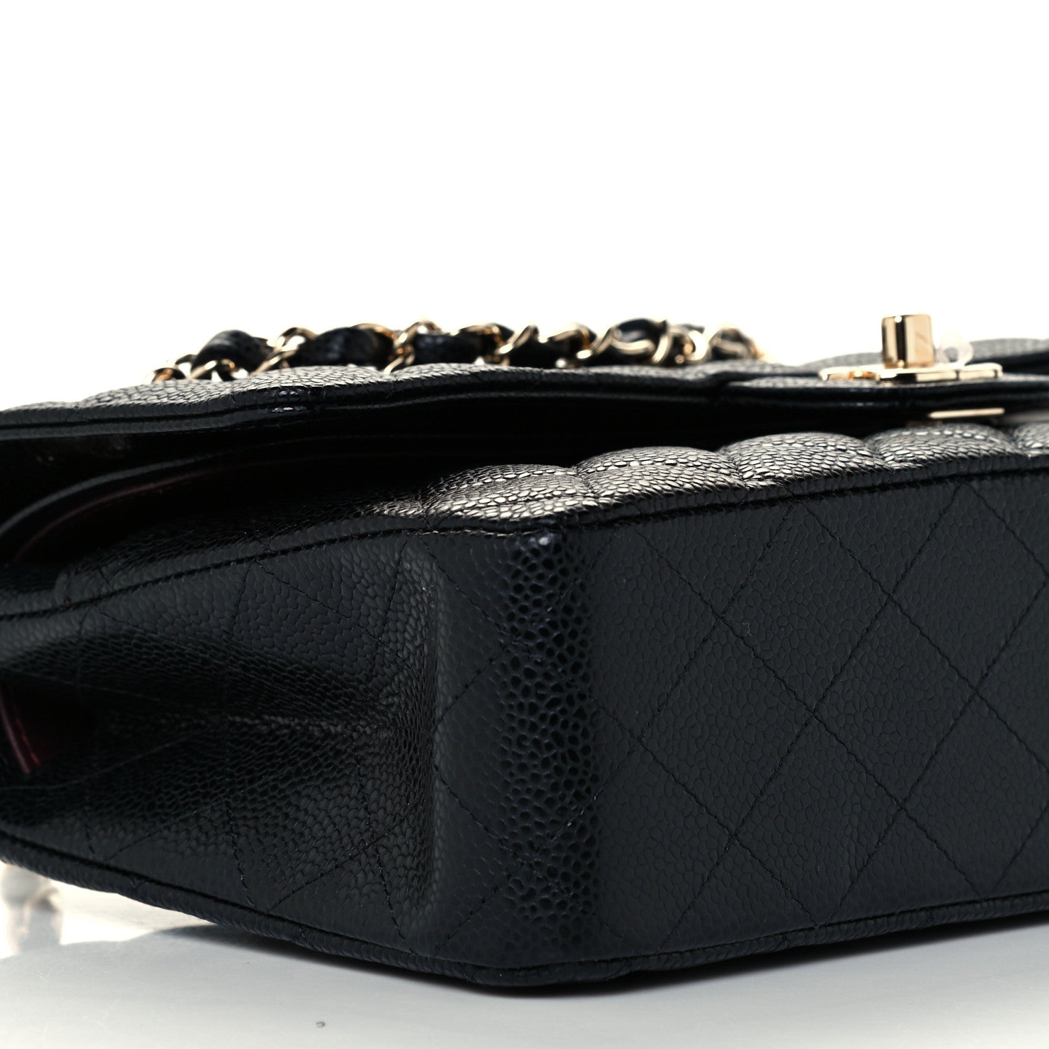 Chanel Caviar Quilted Medium Double Flap Black 9 of 11