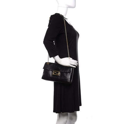Fendi Vitello Acqua Maxi Baguette Bag Black 2 of 11