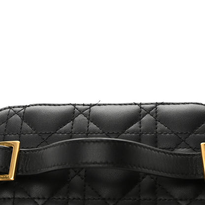 Christian Dior Lambskin Cannage Small Diortravel Vanity Case Black 15 of 19