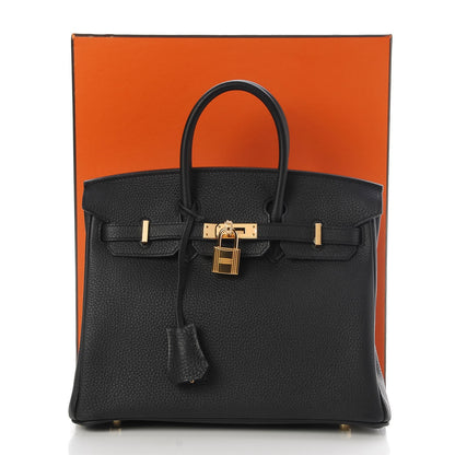 Hermes Togo Birkin 25 Black 34 of 34