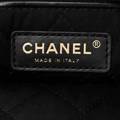Chanel Shiny Calfskin Quilted Chanel 22 Black 7 of 11