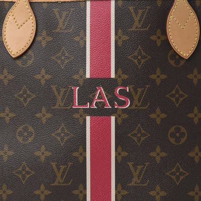 Louis Vuitton Monogram My LV Heritage Neverfull MM Fuchsia White 14 of 14