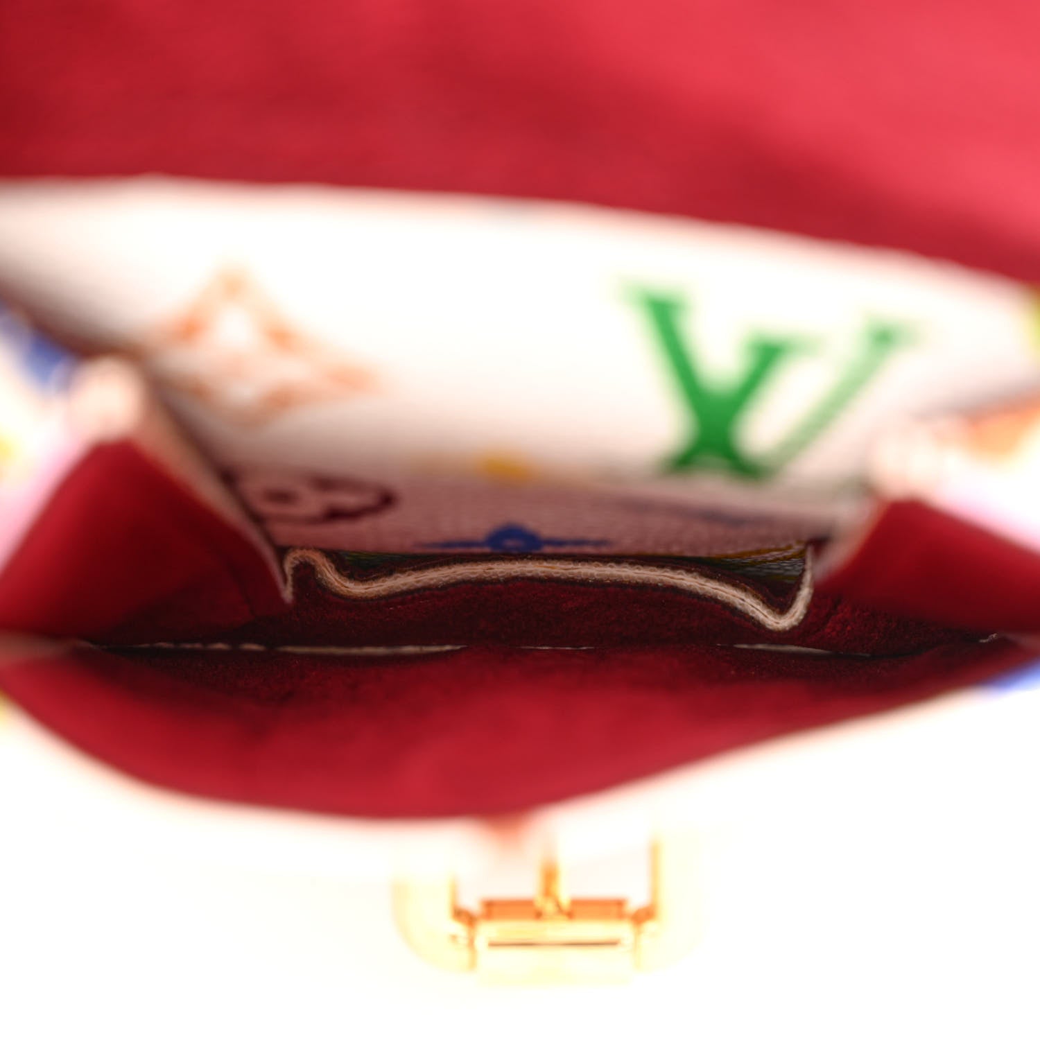 Louis Vuitton Monogram Multicolor Lodge PM White 6 of 11