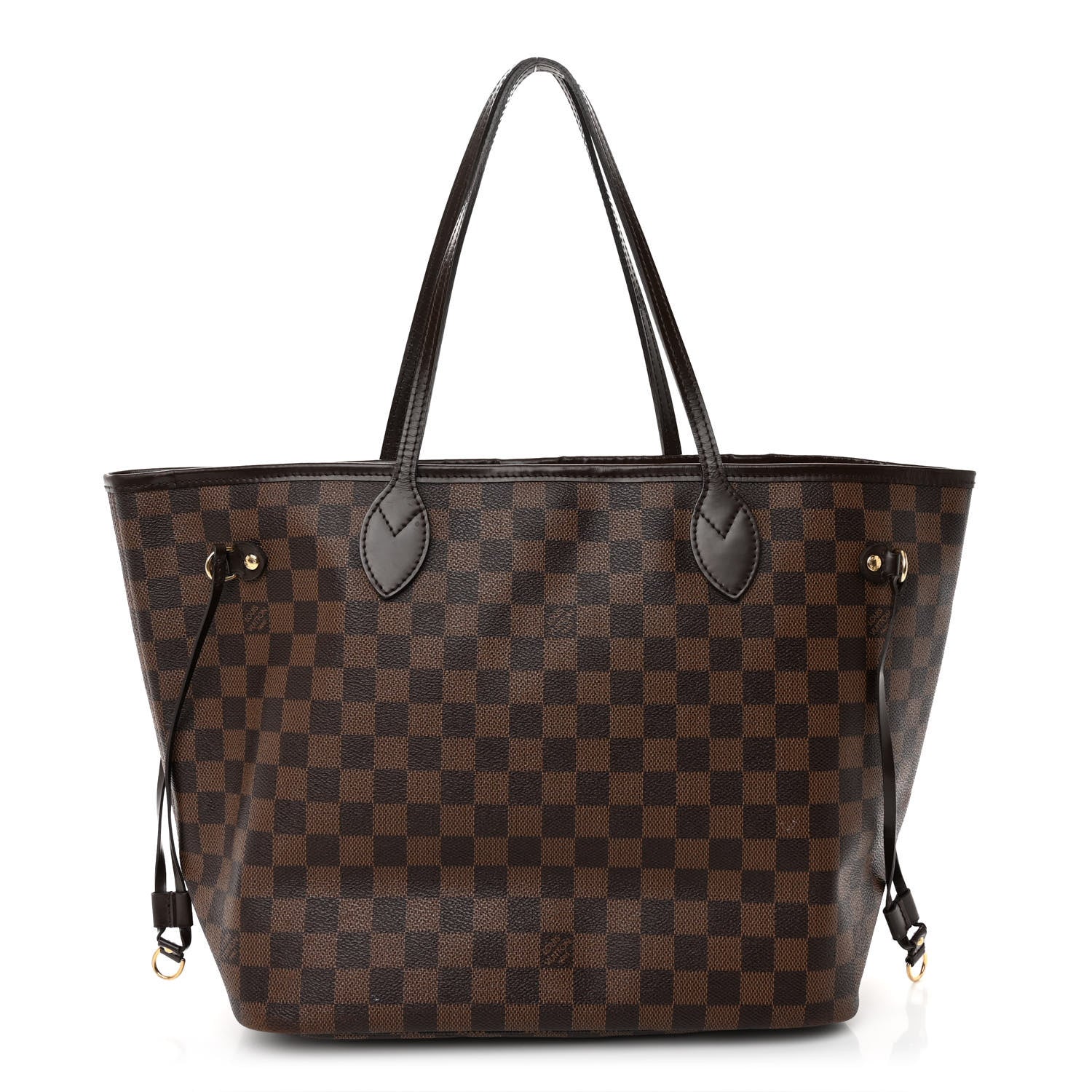 Louis Vuitton Damier Ebene Neo Neverfull MM Rose Ballerine 1 of 11