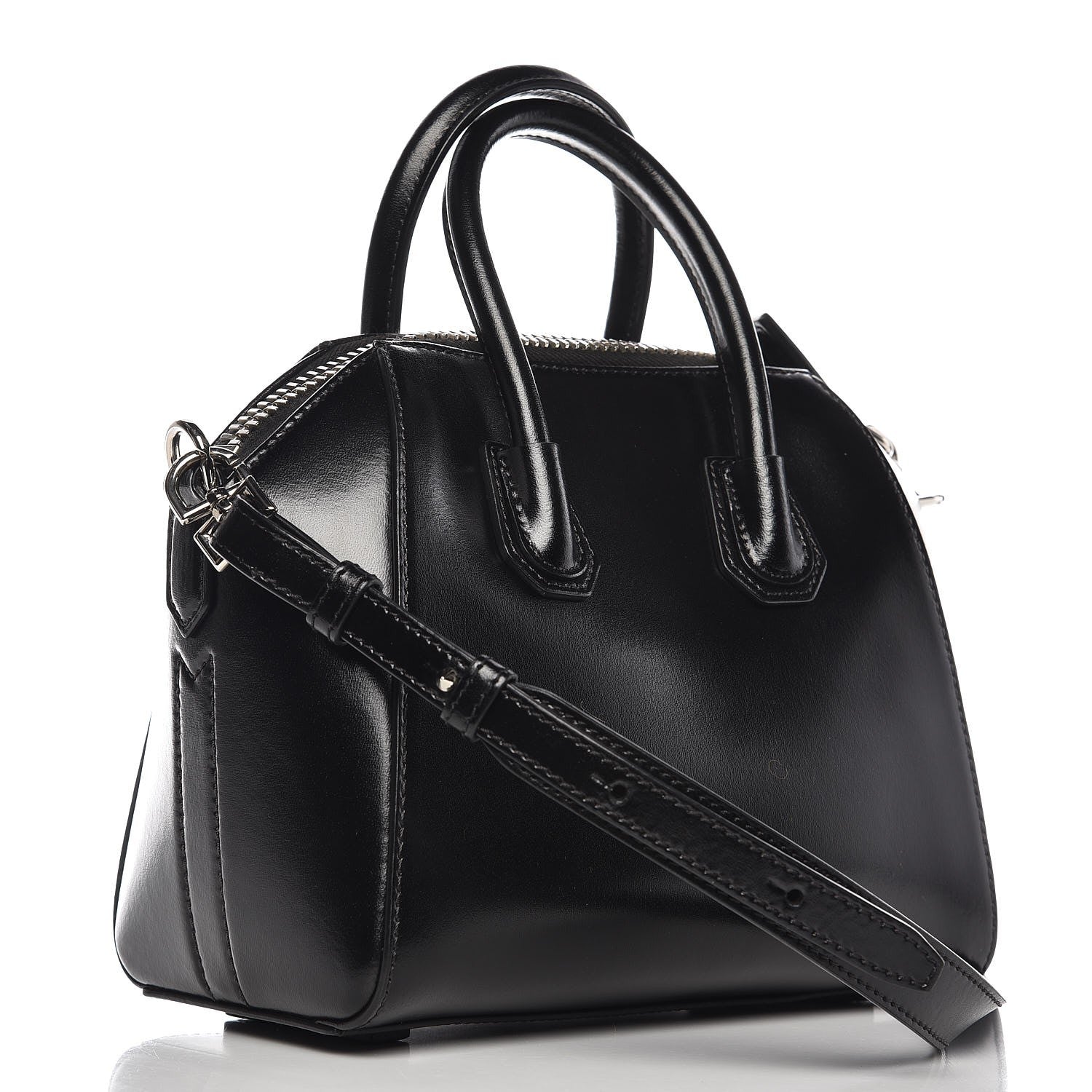 Givenchy Shiny Lord Calfskin Mini Antigona Black 3 of 11