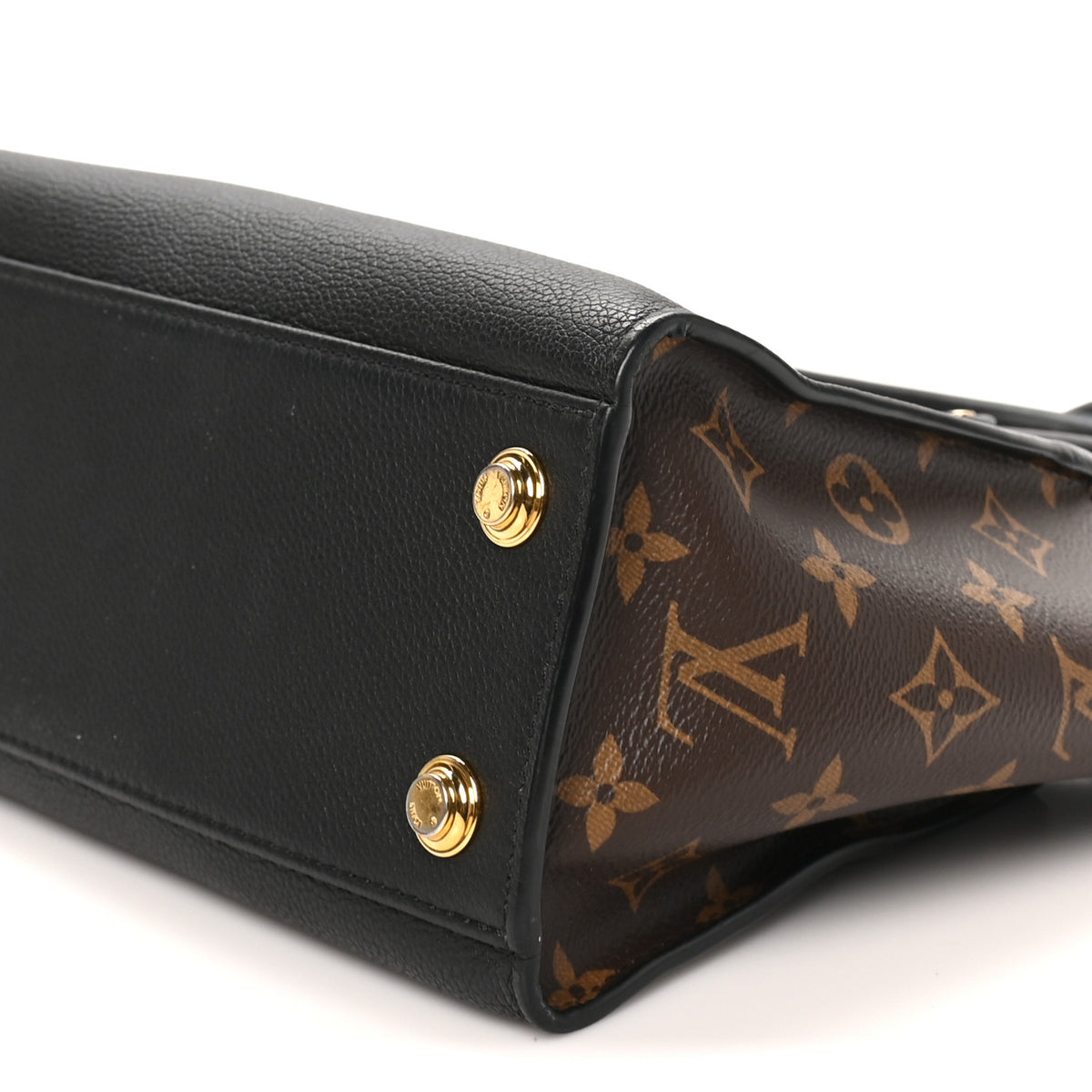 Calfskin Monogram On My Side PM Black