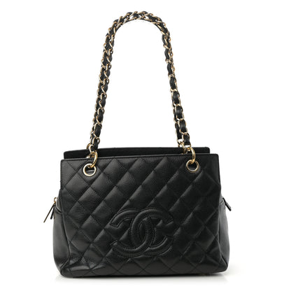 Chanel Caviar Quilted Petit Timeless Tote PTT Black 1 of 15