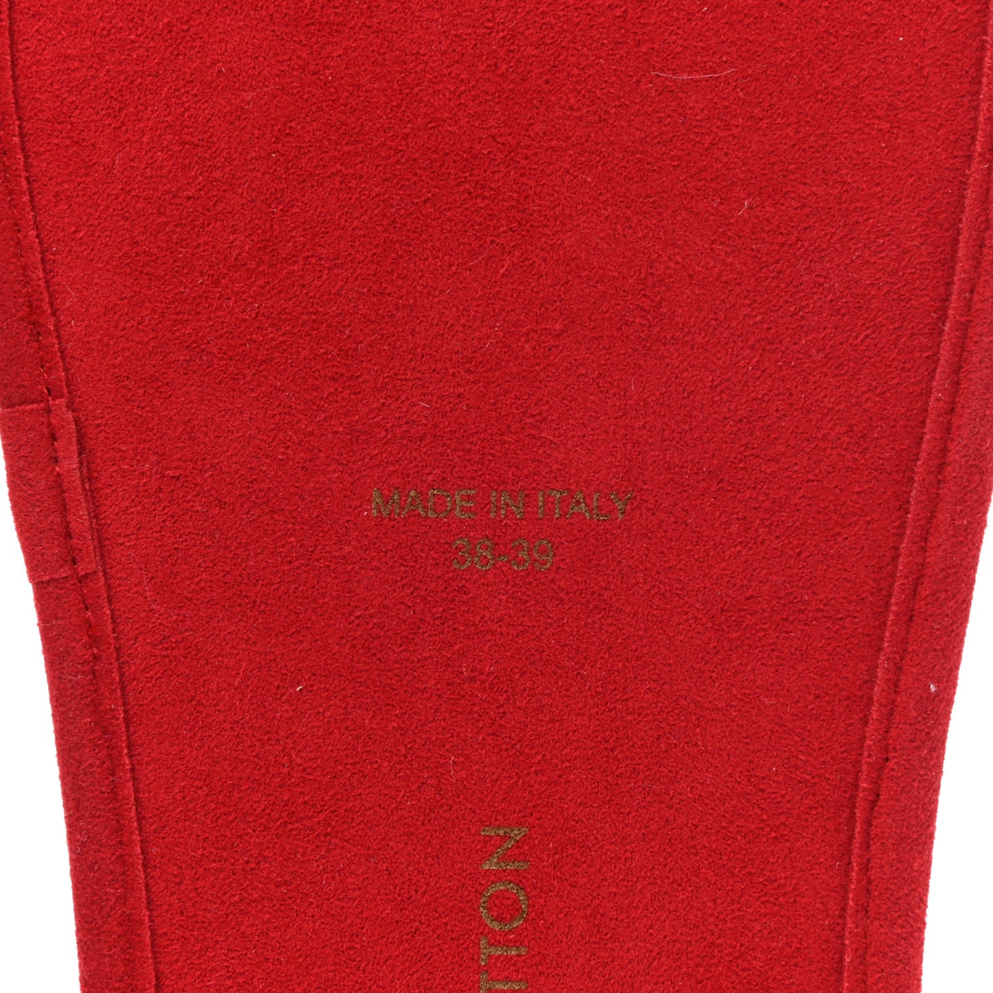 Satin LV Suite Flat Mule 38-39 Red