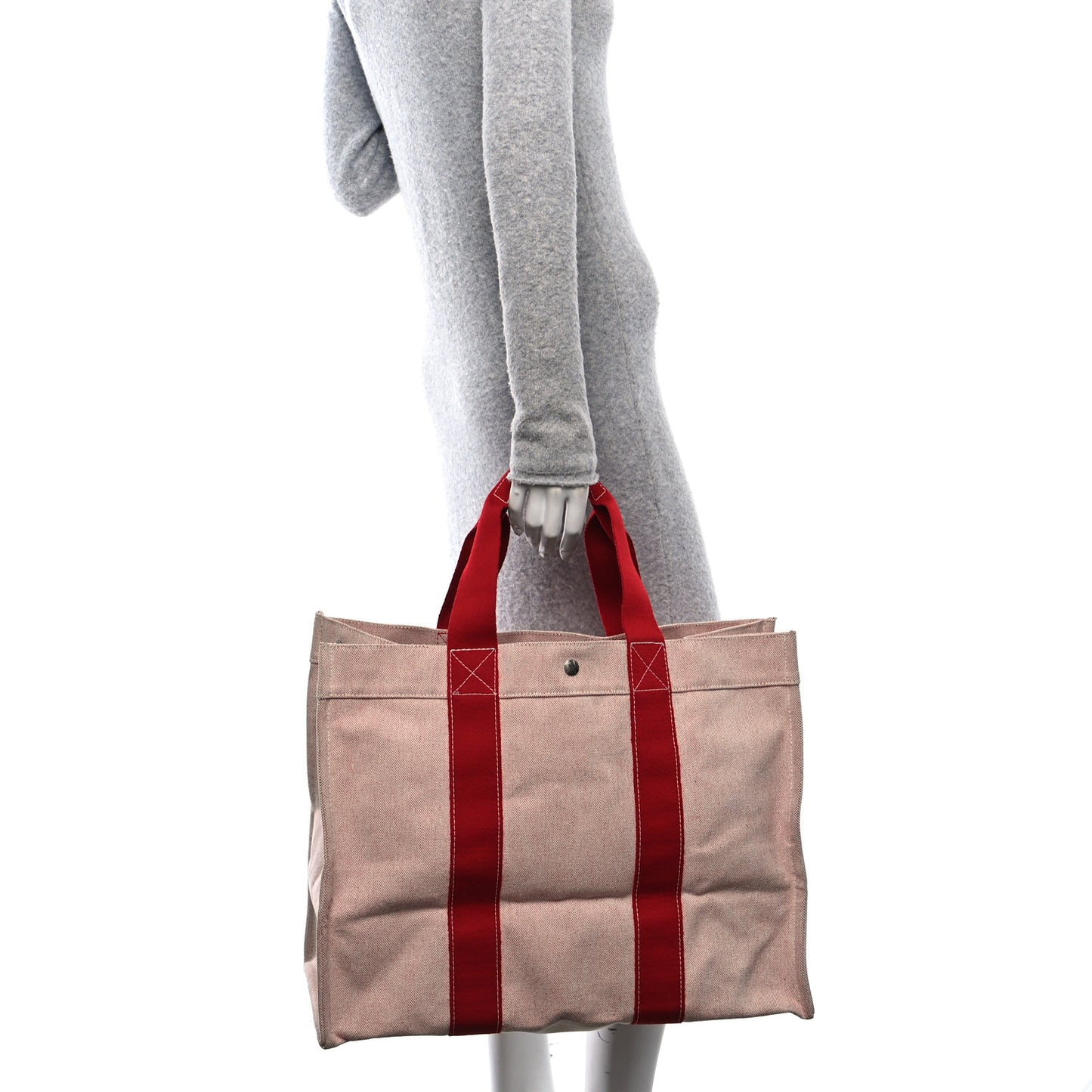 Canvas Herline GM Tote Red