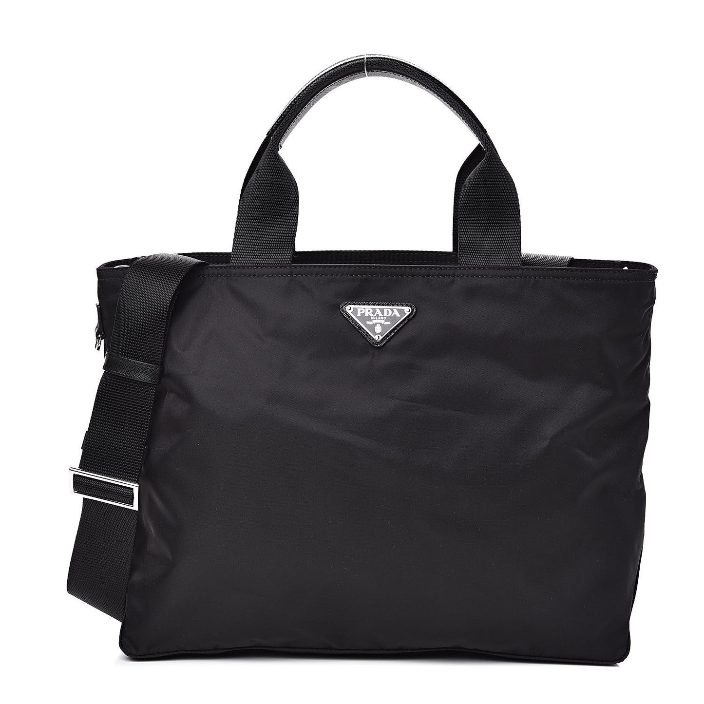 Tessuto Nylon Vela Shoulder Bag Black