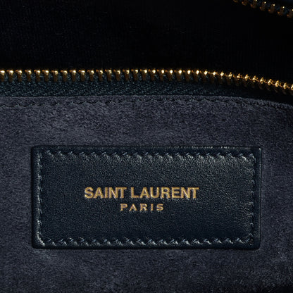Saint Laurent Calfskin Small Sac De Jour Navy 6 of 8