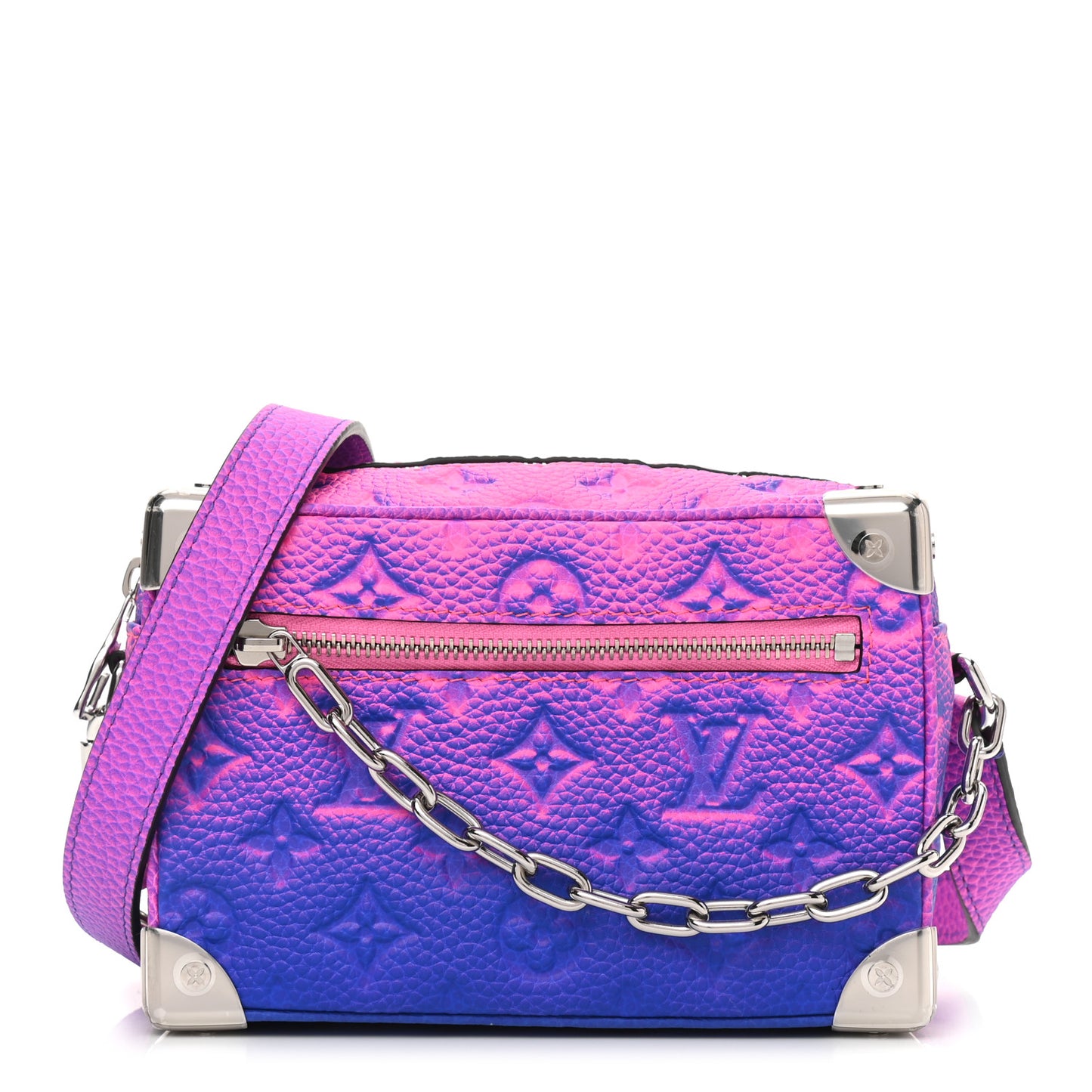 Taurillon Illusion Mini Soft Trunk Bleu Rose