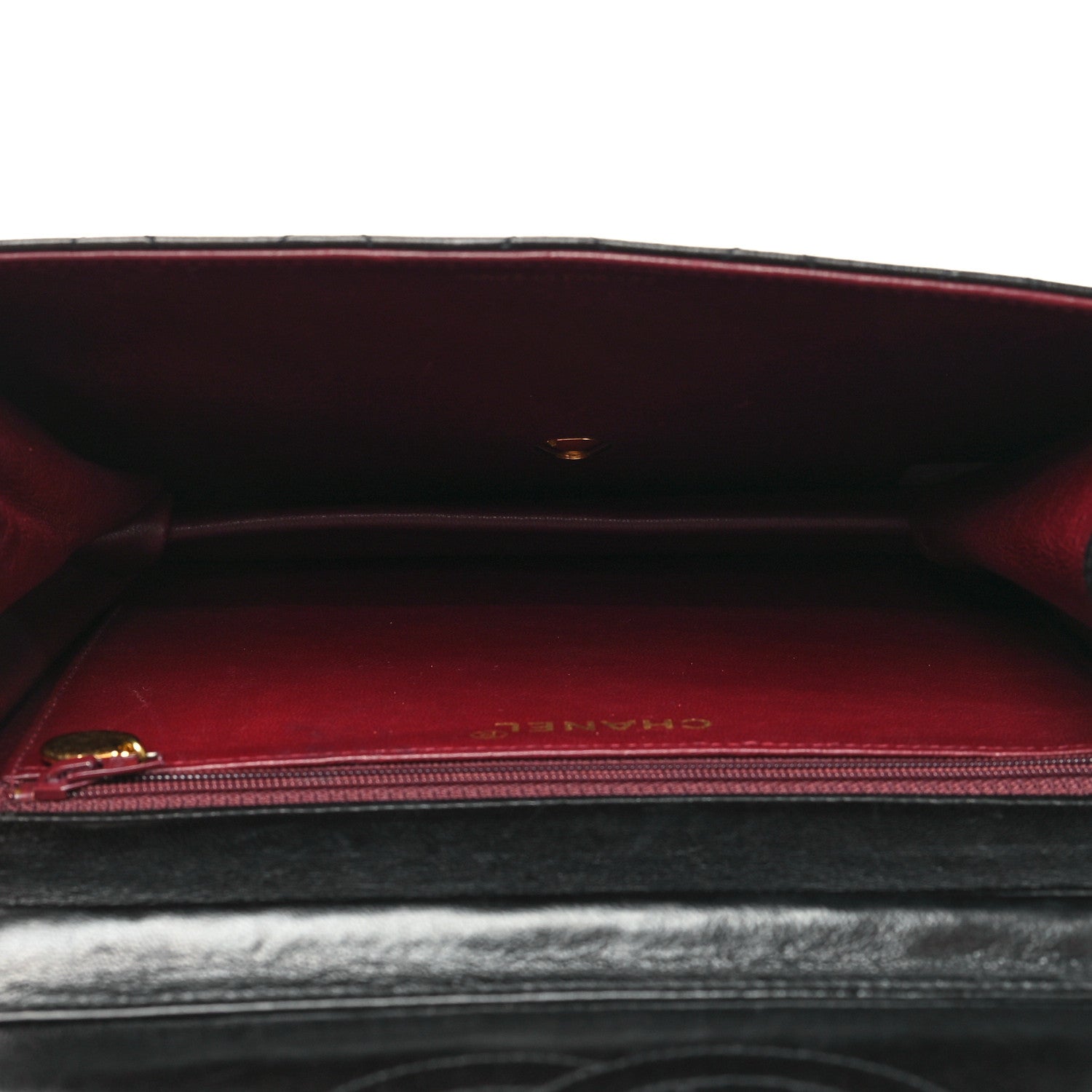 Chanel Lambskin Quilted Small Single Flap Black 4 of 9