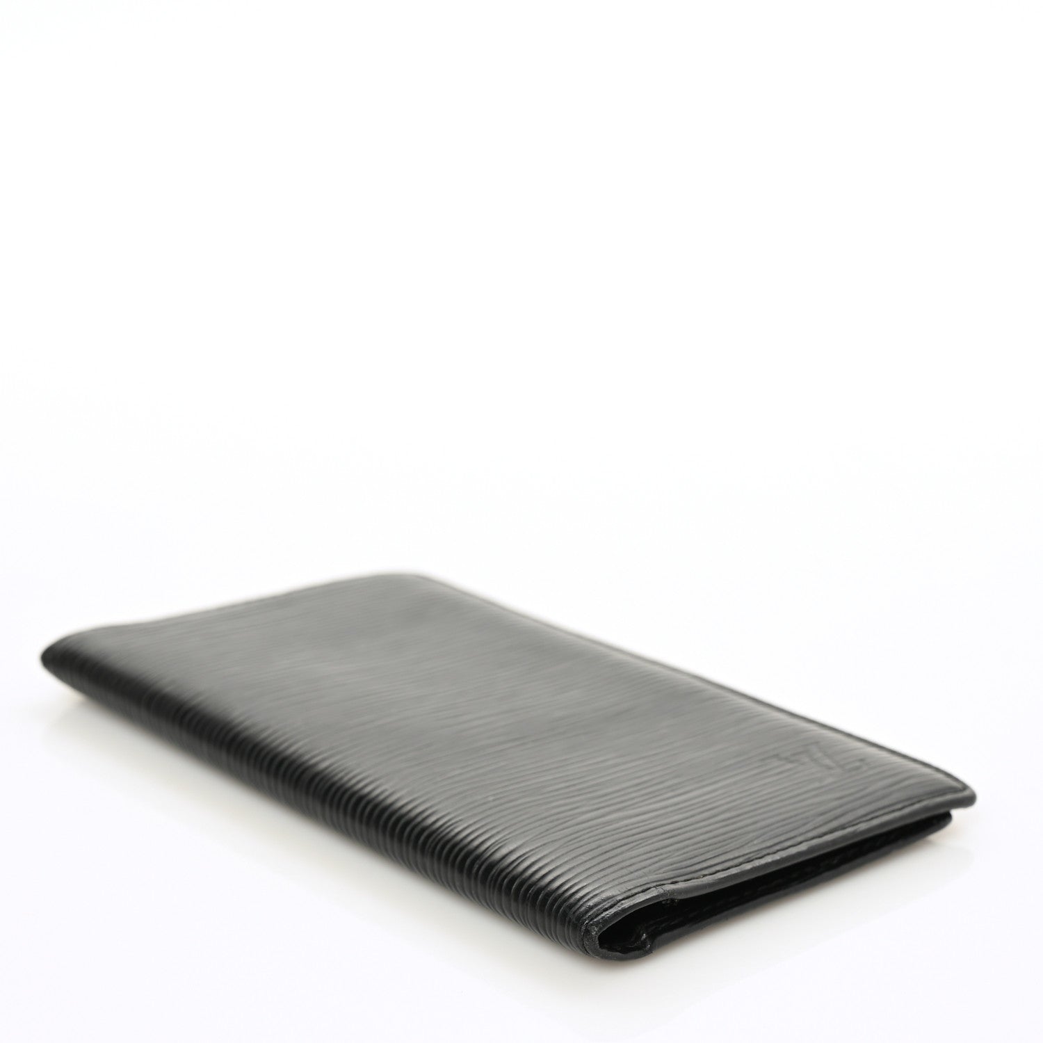 Louis Vuitton Epi Checkbook Organizer Wallet Black 4 of 7