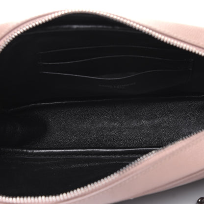 Saint Laurent Grain De Poudre Matelasse Monogram Mini Lou Camera Bag Gold Sand 5 of 12