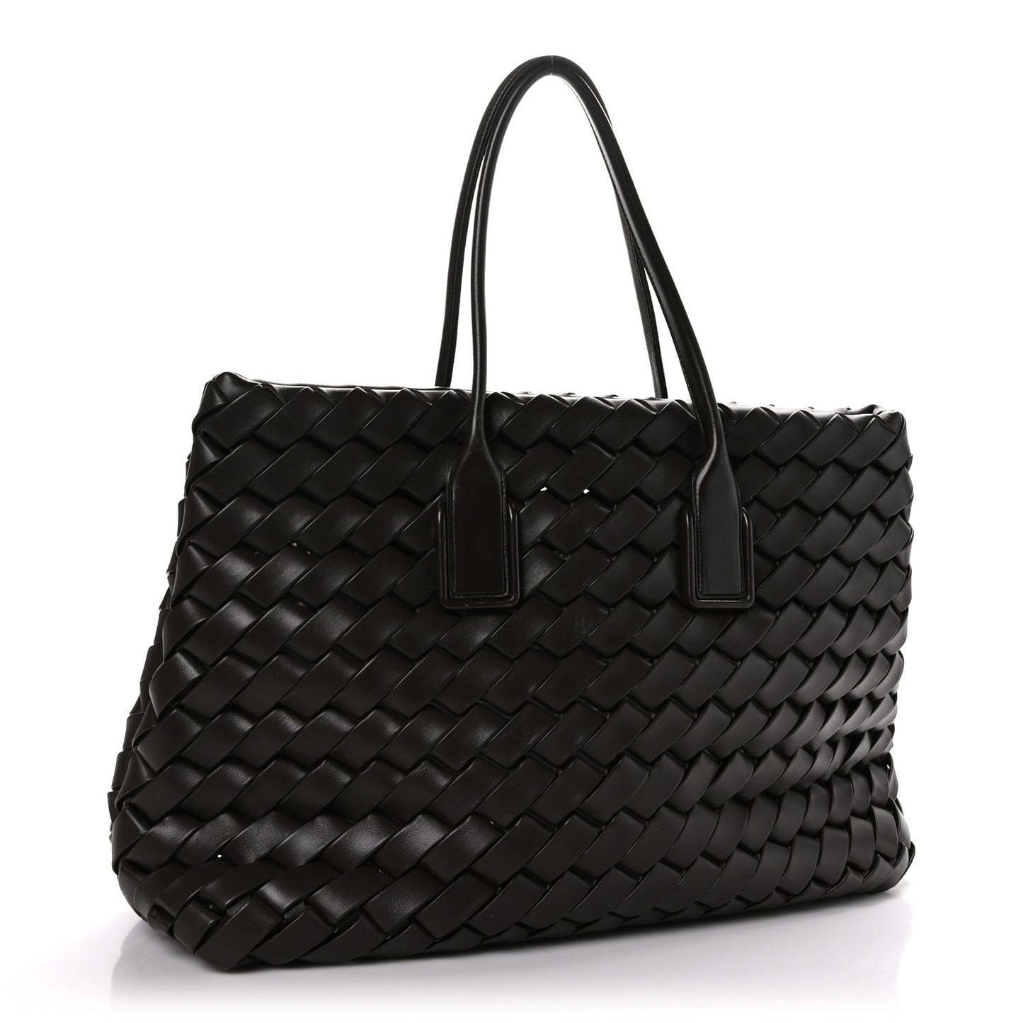 Nappa Intrecciato Tote Black