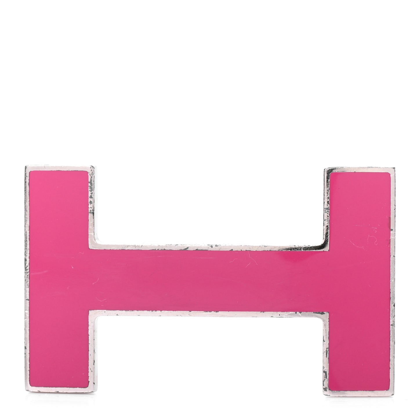Enamel Quizz H Belt Buckle