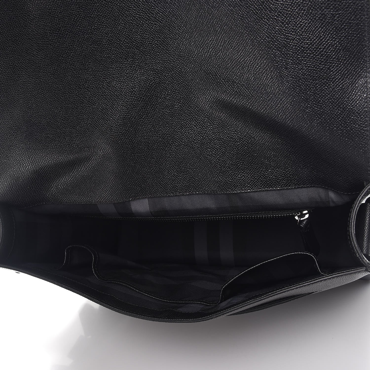 Burberry London Grainy Calfskin Rivendale Messenger Bag Black 5 of 8