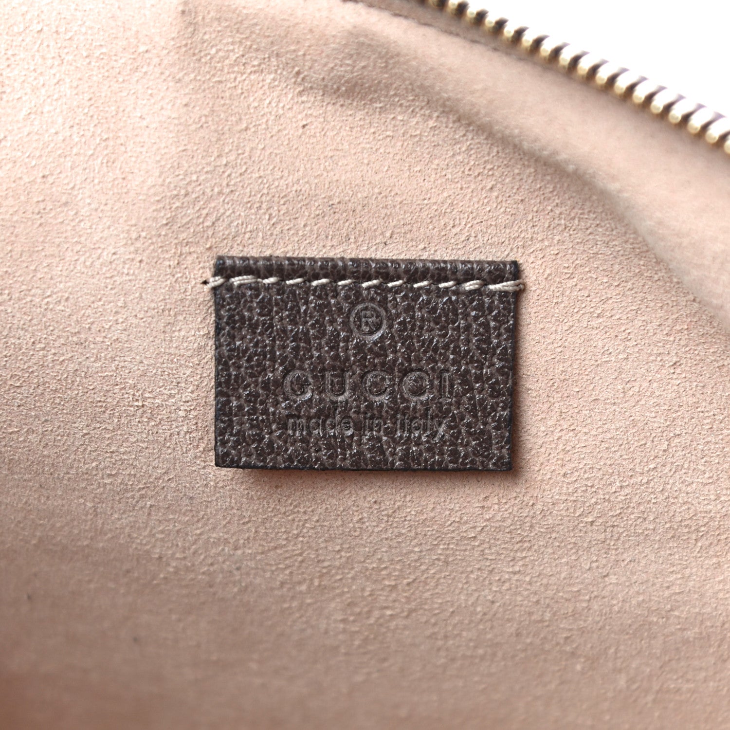 Gucci GG Supreme Monogram Large Ophidia Pouch Clutch Brown 6 of 11