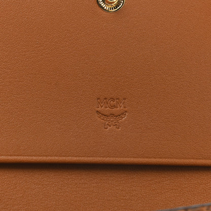 MCM Visetos Tri-Fold Wallet Cognac 6 of 7