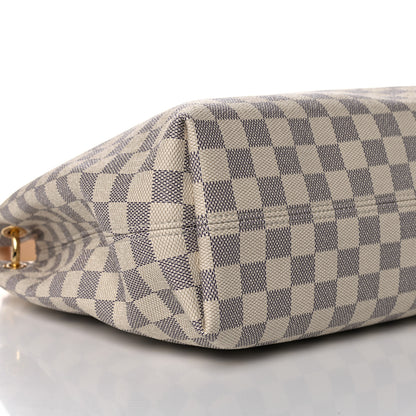 Louis Vuitton Damier Azur Graceful PM Rose Ballerine 8 of 11