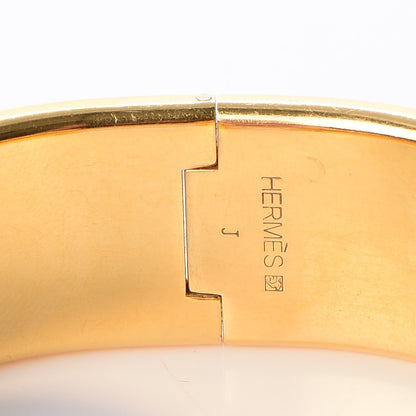Hermes Enamel Wide Clic Clac H Bracelet PM Rose Dragee 4 of 7