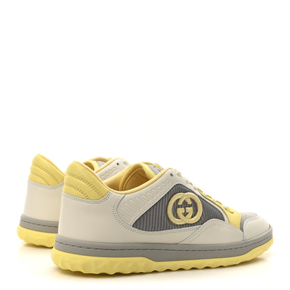 Gucci Dali Soft Calfskin Womens Mac80 Sneakers 35 Off White Grey Sky Yellow 38.5 Off White Grey Sky Yellow 5 of 10