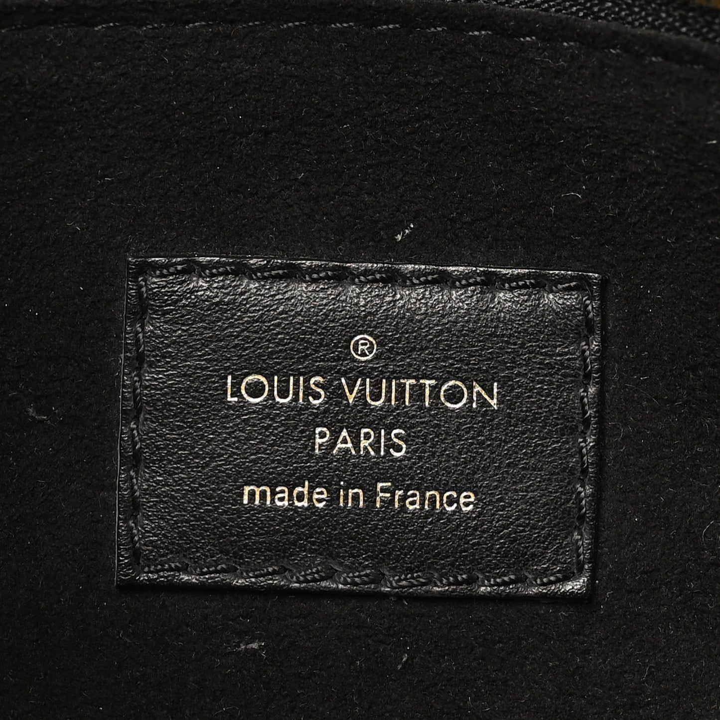 Calfskin Monogram On My Side PM Black