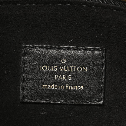 Louis Vuitton Calfskin Monogram On My Side PM Black 5 of 9
