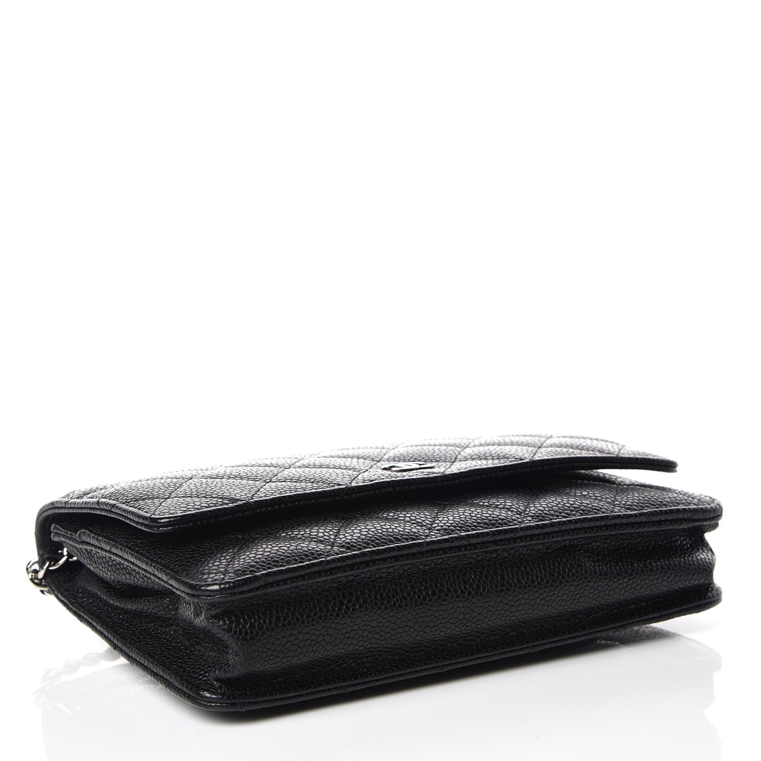 Chanel Caviar Quilted Wallet On Chain WOC Black 4 of 10