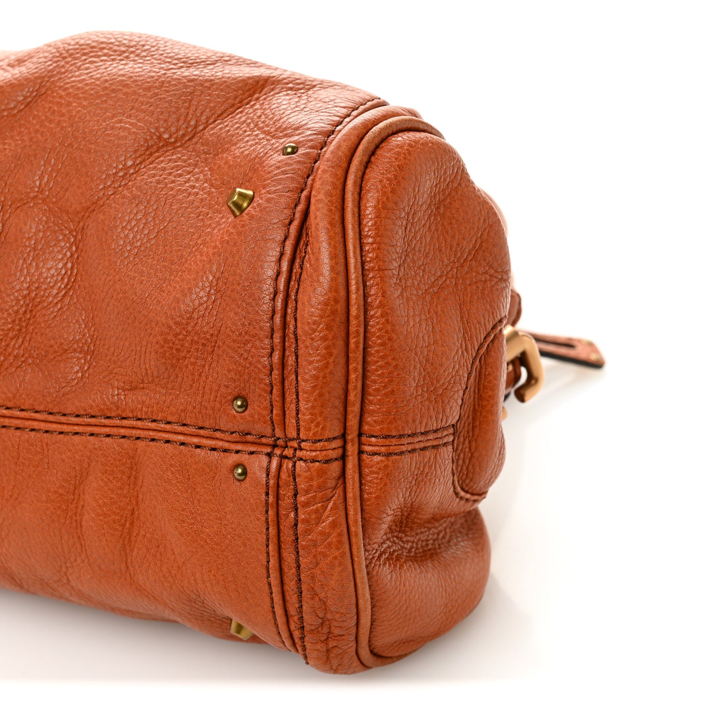 Calfskin Medium Paddington Satchel Tan