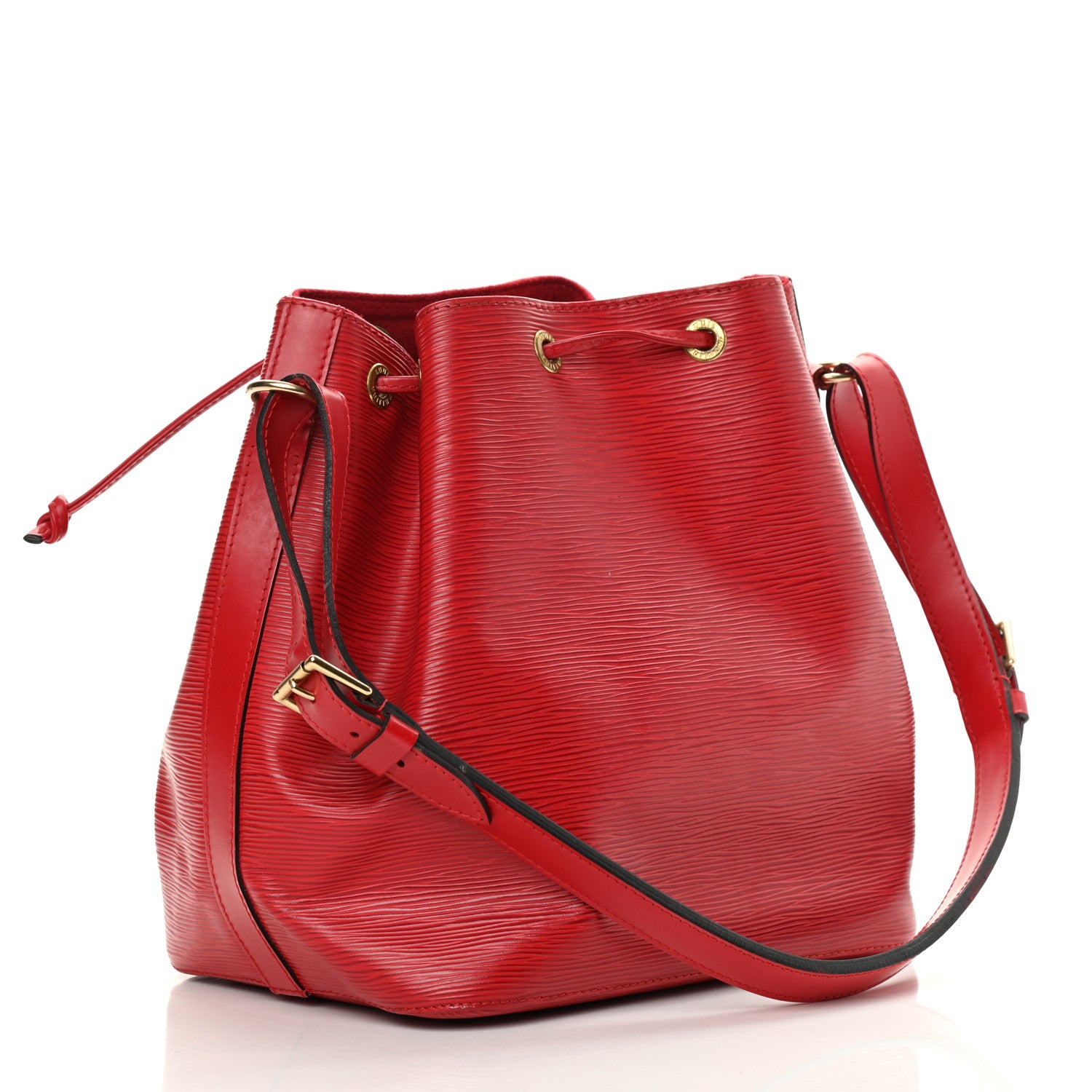 Louis Vuitton Epi Petit Noe Castillan Red 3 of 15